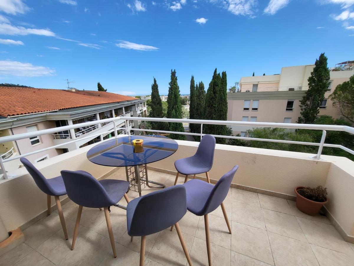 Appart Luxueux 3 Pieces, Piscine, Mer, Terrasse Кан Екстериор снимка